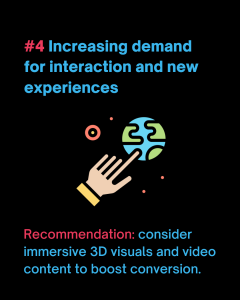 Demand for interaction and new experiences